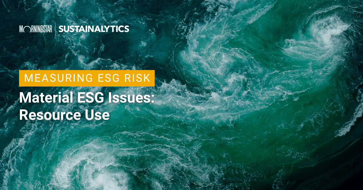 Material ESG Issues Resource Use